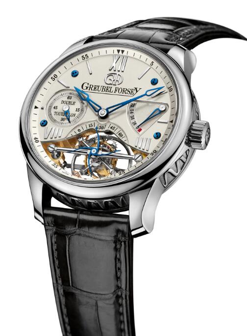 Greubel Forsey Double Tourbillon 30 Platinum Silvered Dial replica watch